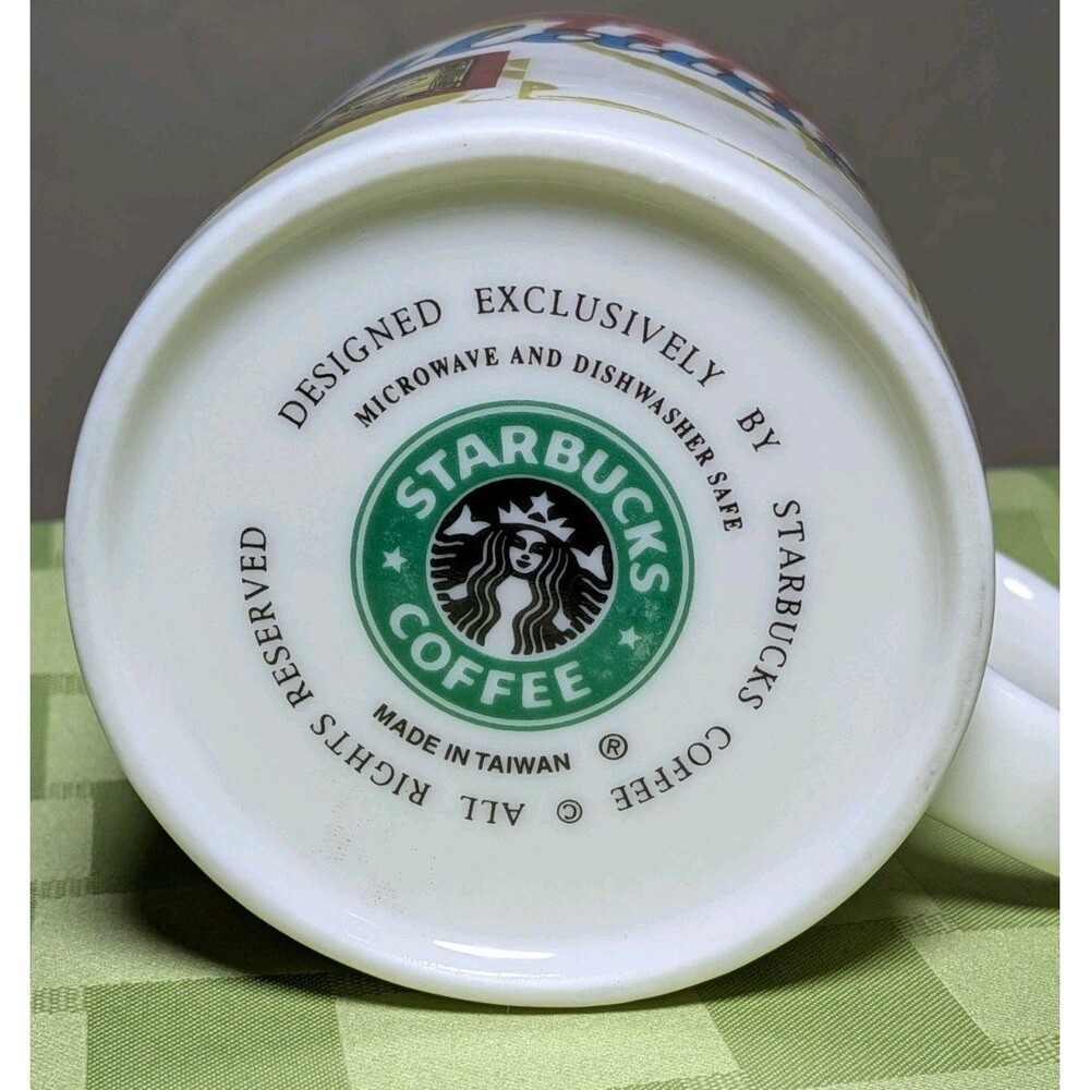 Starbucks Coffee Sulawesi Indonesia Tribal Stamp Large Mug Tiki Monkey Rare - Picture 5 of 8